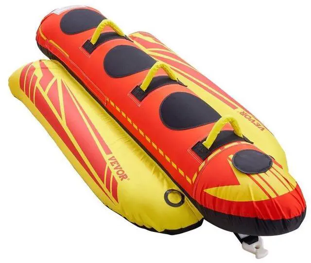 Alt view image 2 of 2 - VEVOR Towable Tubes for Boating 1-3 Riders Inflatable Boat Tubes and Towables 510lbs