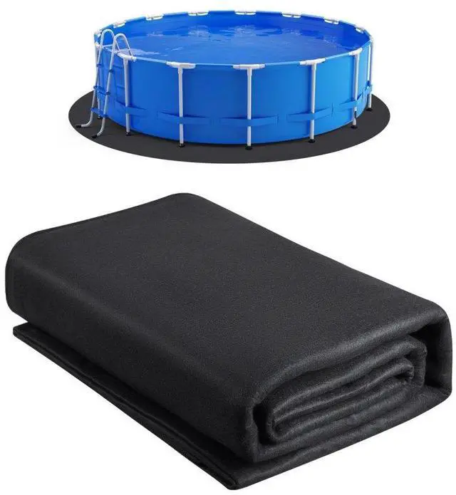 Main image of VEVOR 21ft Round Pool Liner Pad, Pool Liner Pad for Above Ground Swimming Pools, Extra-Thick Pool Mat, Prevents Punctures, Recycled Geotextile Material Underlayment Pad, Extend Liner Life