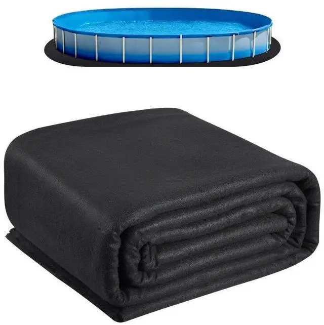 Alt view image 2 of 2 - VEVOR 12x24 ft Oval Pool Liner Pad for Above Ground Pools Prevents Punctures Pool Mat