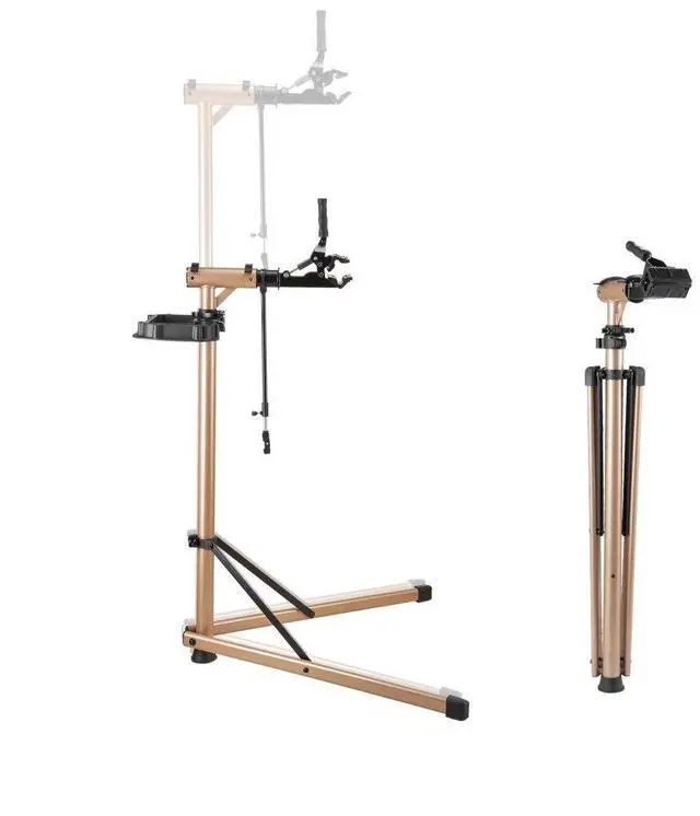 Main image of VEVOR Bike Repair Stand, Max. 110 lb Heavy-duty Bicycle Work Stand with 40.3-59.4 in Adjustable Height & Large Tool Tray, Foldable Ebike Maintenance Rack, Shop Home Mechanics for Mountain Road Bike