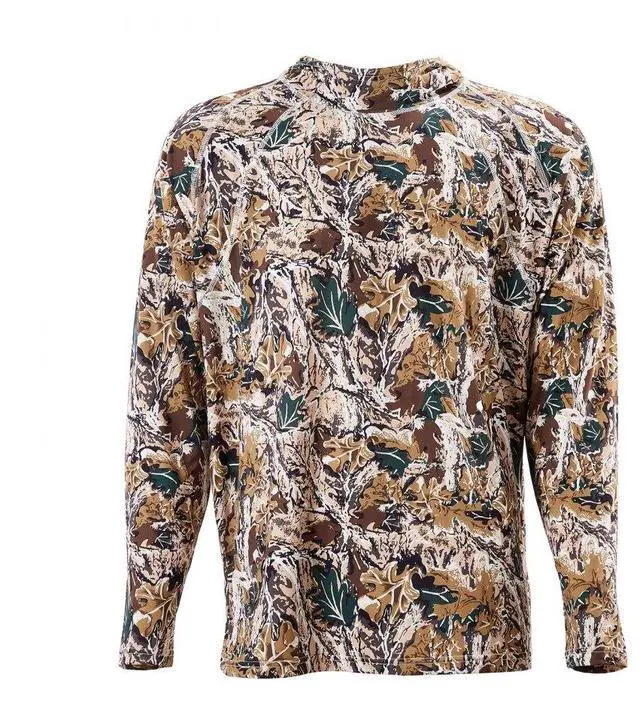 Main image of VEVOR Camo Hoodie, XX-Large Size, Men Pullover Hooded Sweatshirt, Moisture Wicking & Breathable, Quick-dry, Hiking Fishing Shirt with Hood, Long Sleeves Hunting Shirts for Spring & Summer Outdoor Work