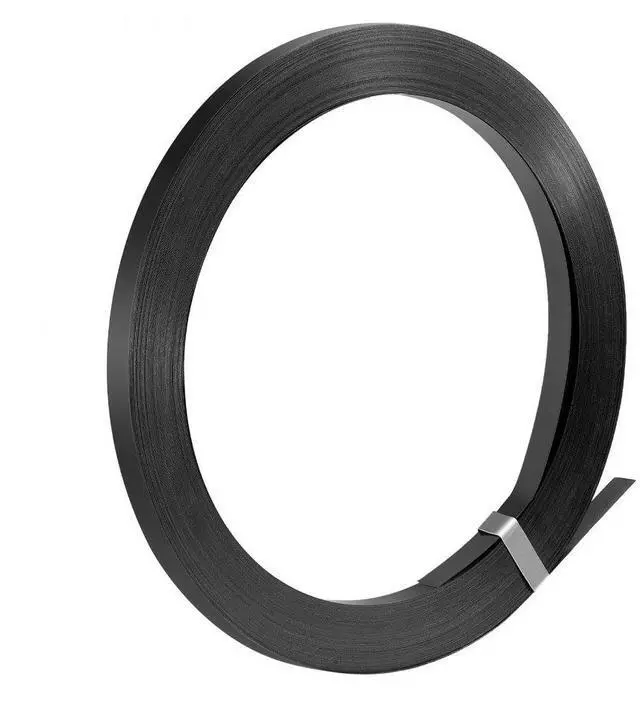 Main image of VEVOR Steel Strapping Coil, 3/4 in x 0.02 in x 300 ft, Metal Strapping Banding Roll Withstands Harsh Environment, 1710 lbs Break Strength, Heavy Duty Banding Pallet Strap Coil for Pallet Packing