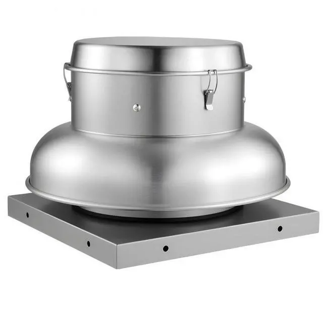 Main image of VEVOR Roof Exhaust Fan, Attic Vent Fan with High-Power Motor, 21 inch Fan Base Heavy-Duty Aluminum Alloy, Speed Control Adjustable Airflow 900/1500 CFM, Compact for Garage,Kitchen,Bathroom, Silver
