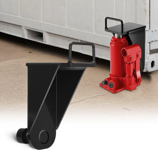 Main image of VEVOR Shipping Container Jack Lug with U-Shaped Handle, 2-Pack, Storage Leveler Booster Withstands Sun & Rain, Heavy Duty Container Jack Lug for Shipping Industry, Logistics, Warehouse Management