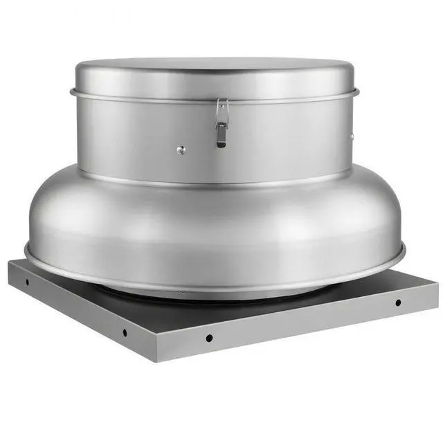 Main image of VEVOR Roof Exhaust Fan, Attic Vent Fan with High-Power Motor, 24.8inch Fan Base Heavy-Duty Aluminum Alloy, Speed Control Adjustable Airflow 3000/3900CFM, Compact for Garage,Kitchen,Bathroom,Silver