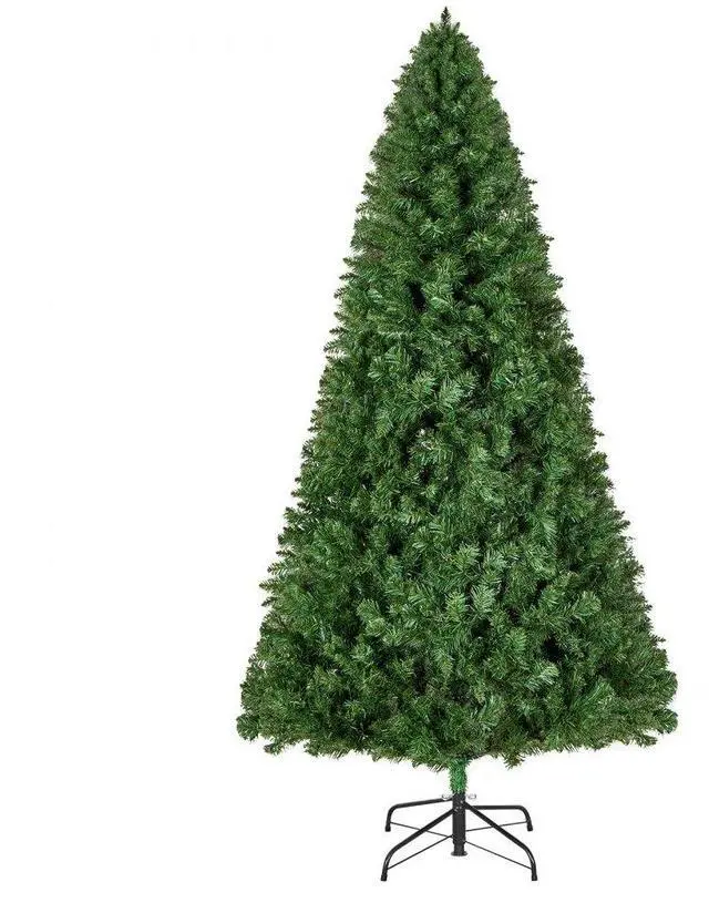 Main image of VEVOR Christmas Tree, 6ft Artificial Xmas Tree, Full Holiday Decor Trees with 1250 Branch Tips & Sturdy Metal Base for Home Party Office Decoration