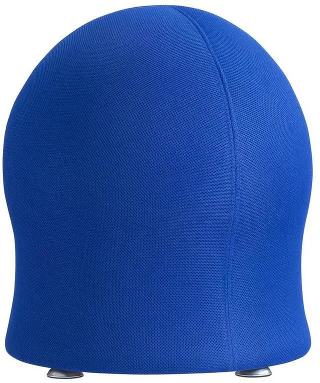 Alt view image 7 of 7 - Safco 4750BU Zenergy Ball Chair - Backless - Supports Up to 250 lb - Blue Fabric