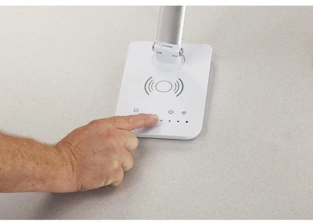 Alt view image 4 of 10 - Vamp  LED Wireless Charging Lamp- 1009WH