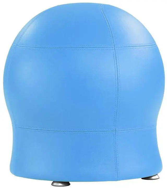 Alt view image 4 of 5 - Safco 4751BUV Zenergy Ball Chair - Backless - Supports Up to 250 lb - Baby Blue Vinyl