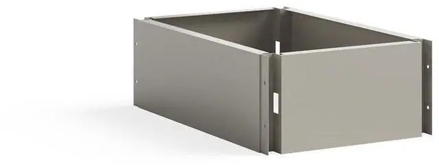 Main image of Single Continuous Metal Locker Base Addition 11.7"W x 16"D x 5.75"H - Tan