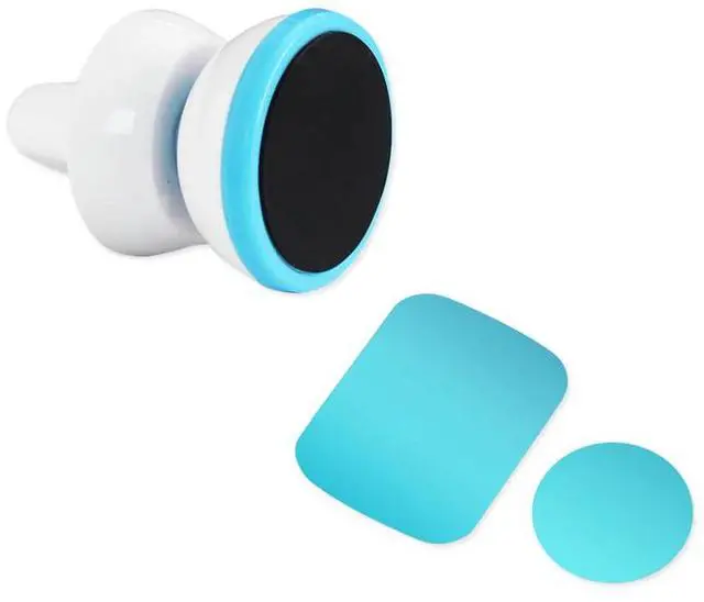 Main image of REIKO UNIVERSAL AIR VENT MAGNETIC CAR MOUNT PHONE HOLDER IN WHITE BLUE