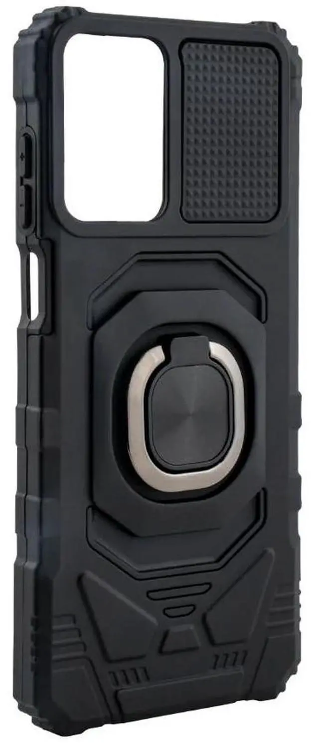 Main image of Kickstand Ring Holder TPU Shockproof Case for Motorola Moto G 5G (2024) in BLACK