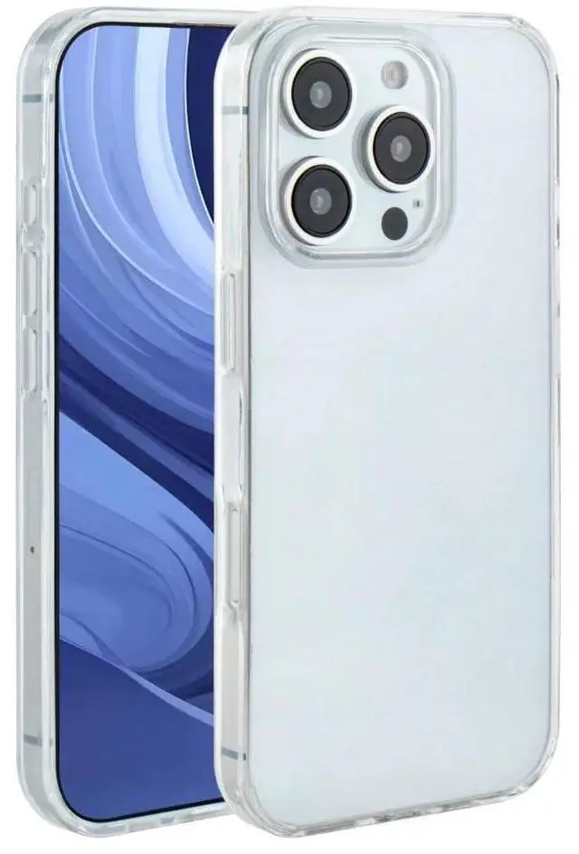 Main image of High Quality 2X Clean PC and TPU Bumper Case In Clear For Apple iPhone 16 PRO