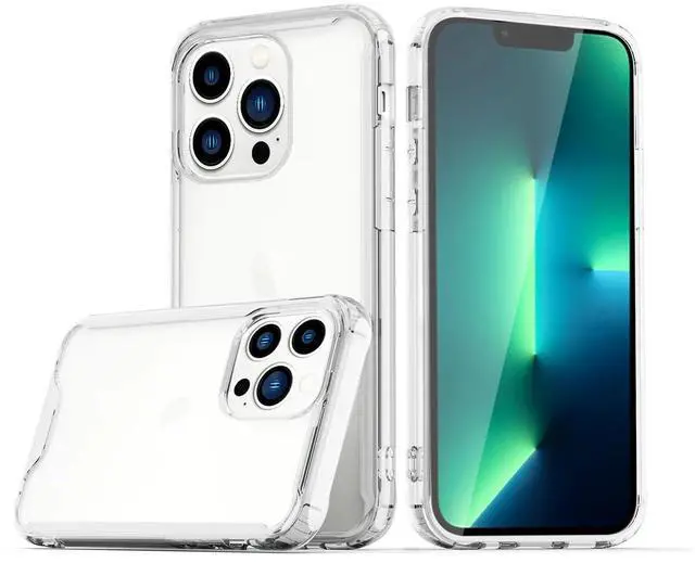 Main image of Reiko High Quality 2X Clean PC and TPU Bumper Case In Clear For Apple iPhone 13 Pro