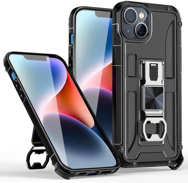 Main image of Kickstand Ring Holder/Bottle Opener with Magnetic Car Mount for IPHONE 14 In Black