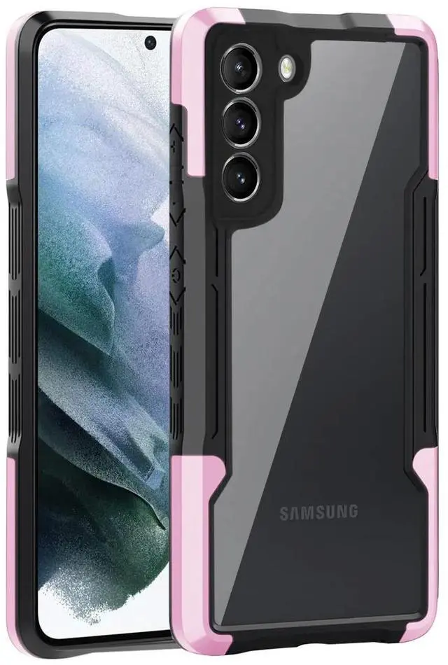 Main image of Shockproof Excellent Grip with Silky Feeling for Samsung Galaxy S21/S30 Plus In Pink