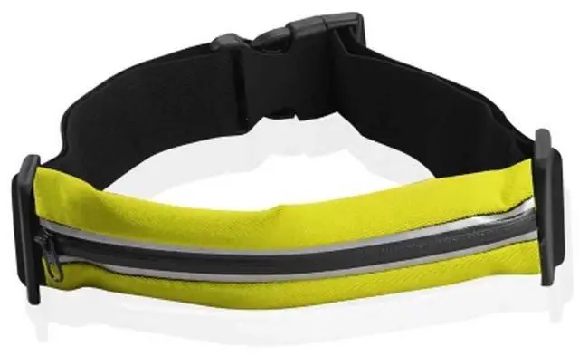 Main image of REIKO SPORTS STRETCH HIP WAIST PACK 7.87X1.77X1.77 INCHES INCHES IN YELLOW
