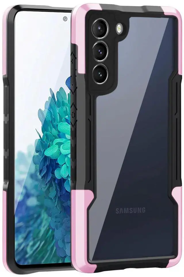 Main image of Shockproof Excellent Grip with Silky Feeling for Samsung Galaxy S21 FE In Pink