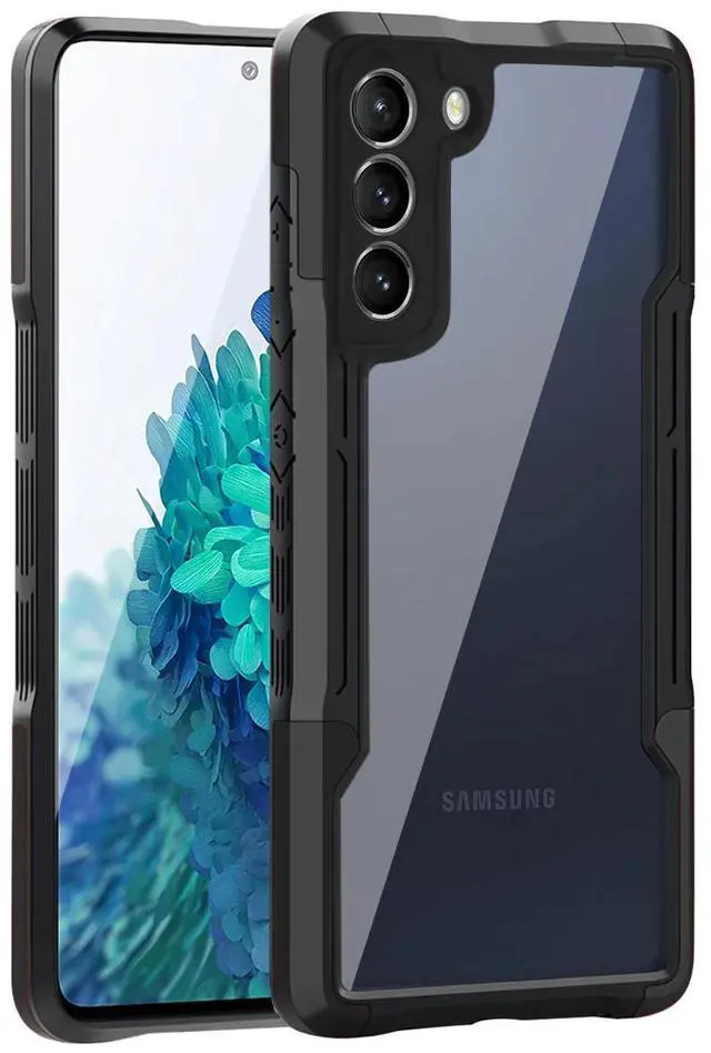 Main image of Shockproof Excellent Grip with Silky Feeling for Samsung Galaxy S21 FE In Black