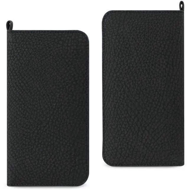 Main image of REIKO UNIVERSAL WALLET PHONE CASE WITH SIDE POCKETS AND MAGNETIC FLAP FOR IPHONE 6 /6S (5.59X2.79X0.42 INCHES) IN BLACK