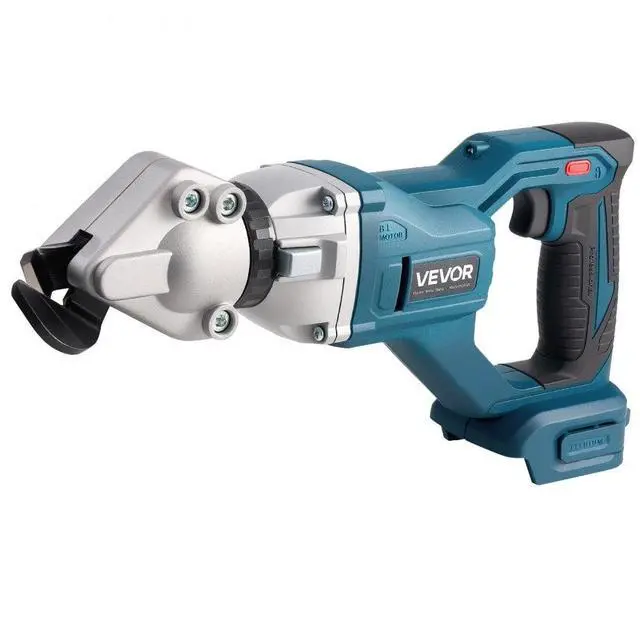 Main image of VEVOR Metal Shear, Sheet Metal Cutter Cordless with 360-Degree Pivoting Head, Double Blades, 25000 RPM Speed, Cuts 18 GA Galvanized Steel, 20 GA Stainless Steel, Aluminum Plate, Plastic, Cardboard