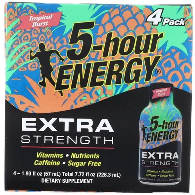 Alt view image 2 of 2 - 4ct 5-Hour Extra Strength Tropical Burst