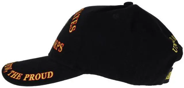 Alt view image 5 of 6 - The Few The Proud Marines Cap Black