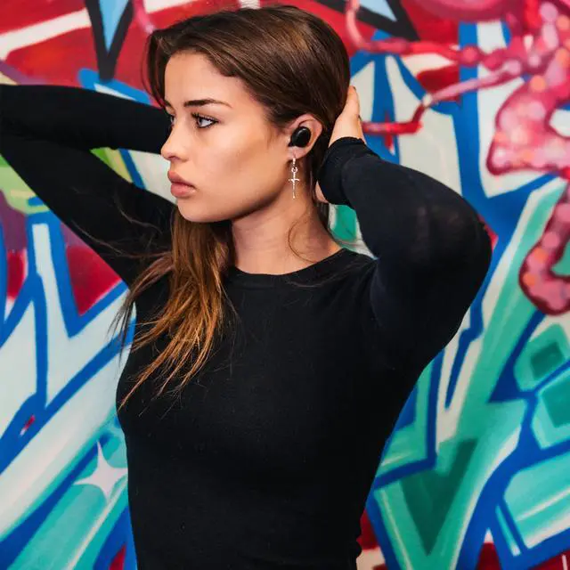 Alt view image 5 of 7 - Wicked Audio WITW4550 Mojo 700 True Wireless Bluetooth Earbuds Clear Call Mics Long Battery Life Custom EQ Modes GPS Locator-Black