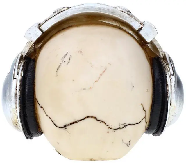 Alt view image 6 of 6 - Headphone Skull