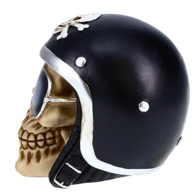 Alt view image 5 of 6 - Skull with Glasses and Helmet
