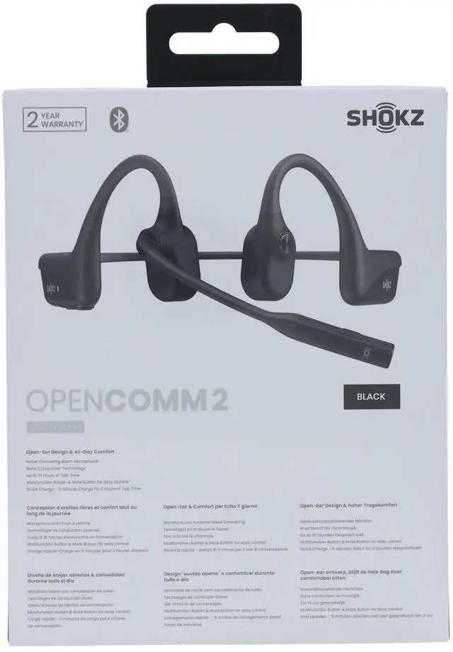 Alt view image 13 of 13 - Shokz Opencomm2 2025 Wireless Earphones One Size