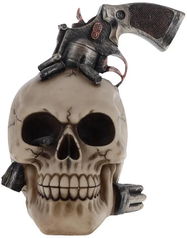Main image of Skull With Pistol Design