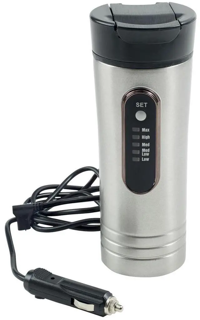 Alt view image 11 of 16 - ROADPRO R RP0719 12-VOLT 15OZ  PREMIUM HEATED TRAVEL MUG