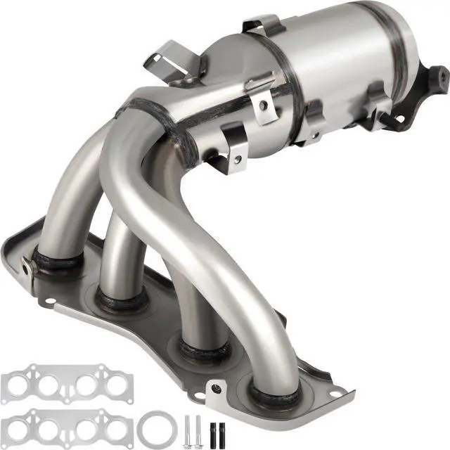 Alt view image 2 of 2 - VEVOR Catalytic Converter Compatible with 2002, 2003, 2004, 2005, 2006 Toyota Camry & Solara 2.4L, High Flow Cat Stainless Steel Cat Converter with Gasket Kit Exhaust Manifold (OBD III Compliant)