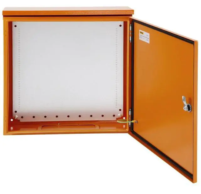Alt view image 4 of 4 - VEVOR Electrical Enclosure, 20'' x 20'' x 6'', UL Certified NEMA 4 Outdoor Enclosure, IP65 Waterproof & Dustproof Cold-Rolled Carbon Steel Hinged Junction Box for Outdoor Indoor Use, with Rain Hood