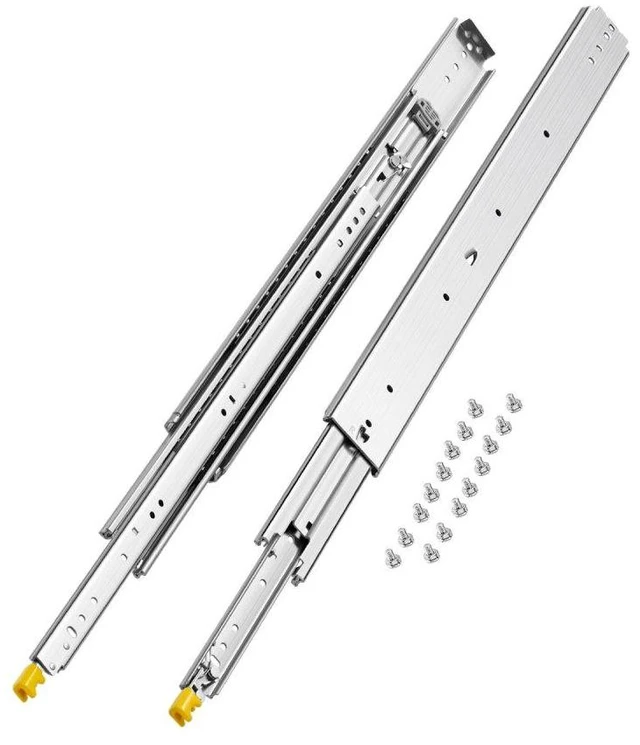 Alt view image 2 of 2 - VEVOR 1 Pair 18-60 in Soft-Close Drawer Slides Ball Bearing Full Extension