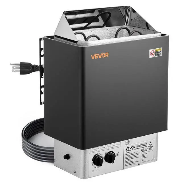 Main image of VEVOR Sauna Heater, 2KW AC 120V Electric Sauna Stove, Dry Steam Bath Saunas Stove with Pre-Drilled Bracket, Fit 52.9 to 88.2 CU.FT Saunas Rooms, Steam Bath Stoves for Home, Commercial, Leisure Venues