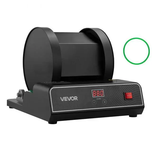 Main image of VEVOR Rock Tumbler Kit, 17 lbs Rock Polishing Kit, 2-Speed Stone Polishing Kit with 240-Hour Polishing Timer, Rock Polisher with Belt-Driven Brushless Motor, Rock Polisher for Adults and Kids