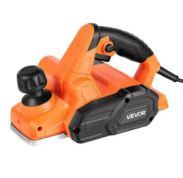 Main image of VEVOR Electric Hand Planer, 3-1/4-Inch Cut Width, 7-Amp 16800 RPM Corded Power Handheld Planer for Wood, with Adjustable Cut Depth, 2 Blades, for Woodworking Wood Chamfer DIY Smooth Finish Carpentry