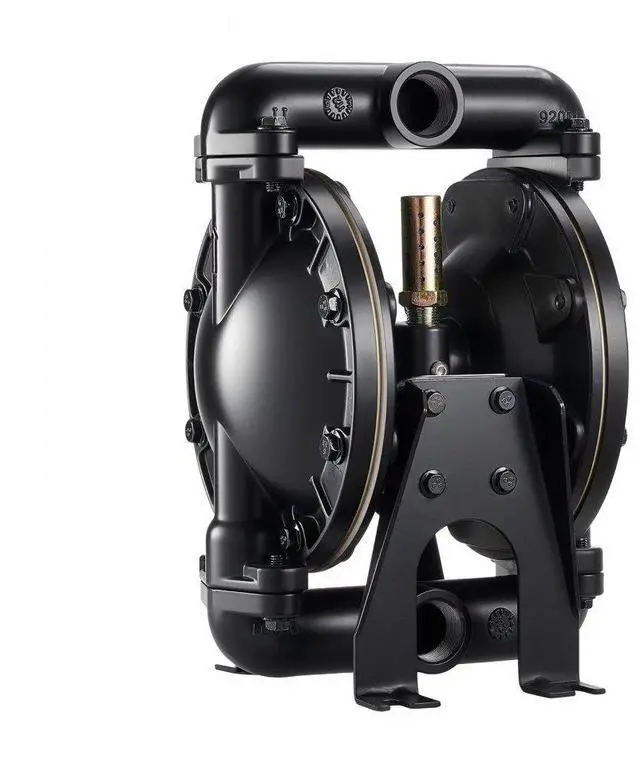 Main image of VEVOR Air Operated Double Diaphragm Pump, 35 GPM, 1 inch Inlet & Outlet Pneumatic Waste Oil Transfer Pump, Max 114 PSI, Aluminum Alloy Body, Air-Operated for Diesel, Grease, Kerosene, Gasoline & Oil