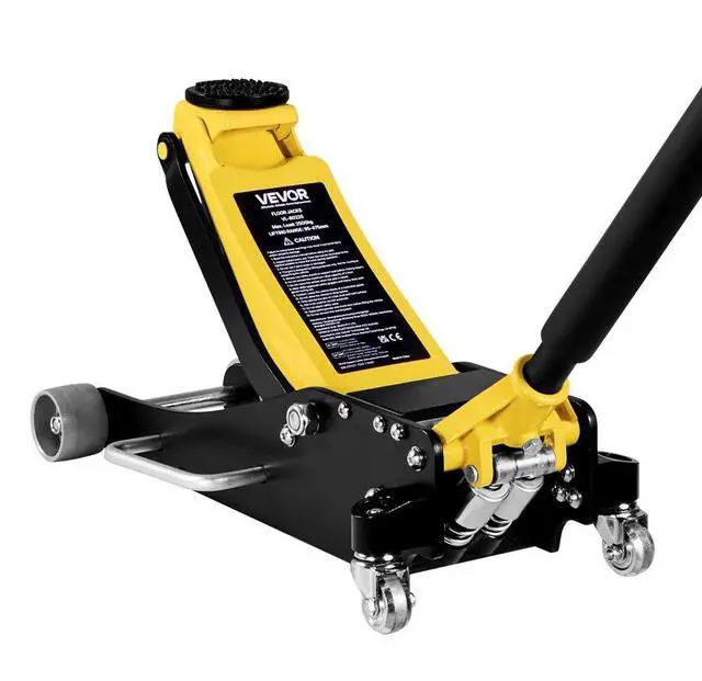 Main image of VEVOR Low Profile Floor Jack, 2.5 Ton (5500 lbs) Capacity, Aluminum & Steel Racing Floor Jack with Dual Pistons Quick Lift Pump, Hydraulic Trolley Car Lift for Compact SUVs, Lifting Range 3.74-18.7 in