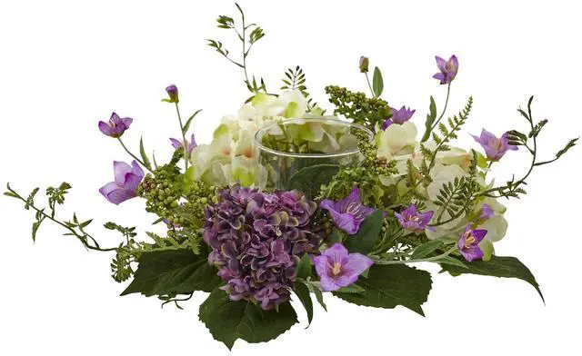 Alt view image 3 of 3 - Nearly Natural 4532 Hydrangea Berry Candelabrum