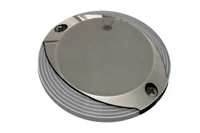 Alt view image 4 of 4 - Lumitec Scallop Surface Mount Pathway Light - Spectrum RGBW/Warm White - Stainless Steel Housing