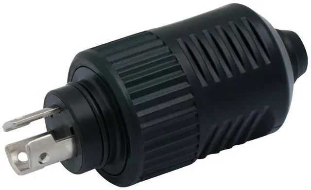 Main image of Marinco 12VBPS 3-Wire Connect Pro Plug Only Single Hole