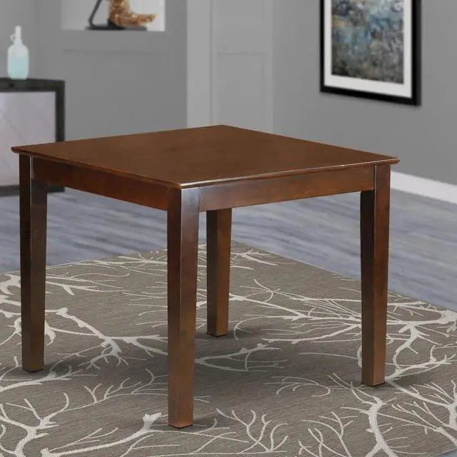 Alt view image 4 of 4 - OXT-MAH-T Oxford Square Dining Table - Mahogany Finish