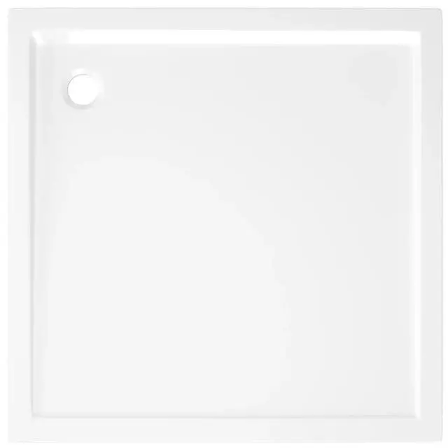 Alt view image 12 of 12 - vidaXL Square ABS Shower Base Tray White 31.5"x31.5"