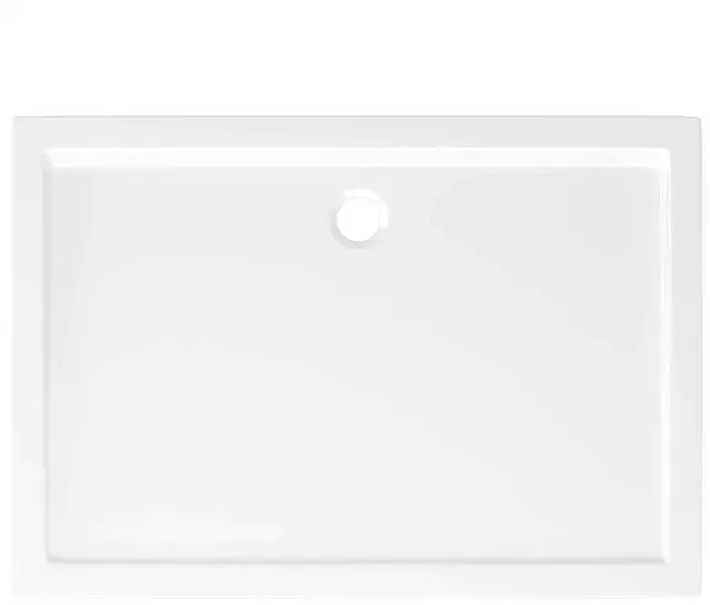 Alt view image 12 of 12 - vidaXL Rectangular ABS Shower Base Tray White 31.5"x43.3"