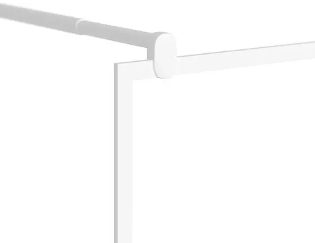 Alt view image 19 of 19 - vidaXL Walk-in Shower Wall 45.3"x76.8" ESG Glass White