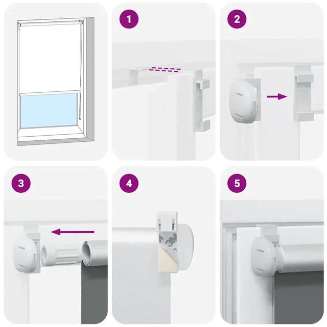Alt view image 9 of 10 - vidaXL Roller blind Blackout 31.5"x90.6" Gray