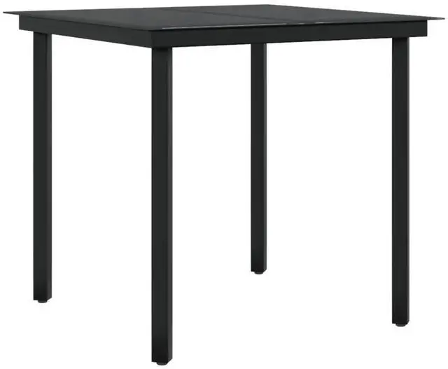 Alt view image 11 of 12 - vidaXL 3 Piece Patio Dining Set with Cushions Black